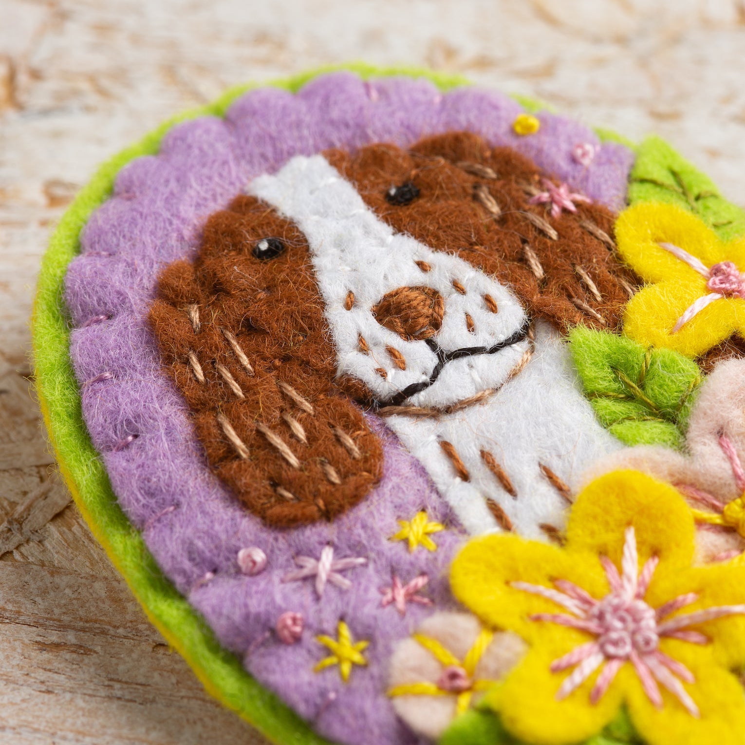 Springer Spaniel Brooch Felt Craft Kit