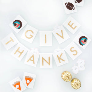 Thanksgiving Pennant Banner Pattern