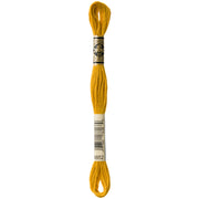 DMC Embroidery Floss, Yellow Palette - 3852 / Mustard