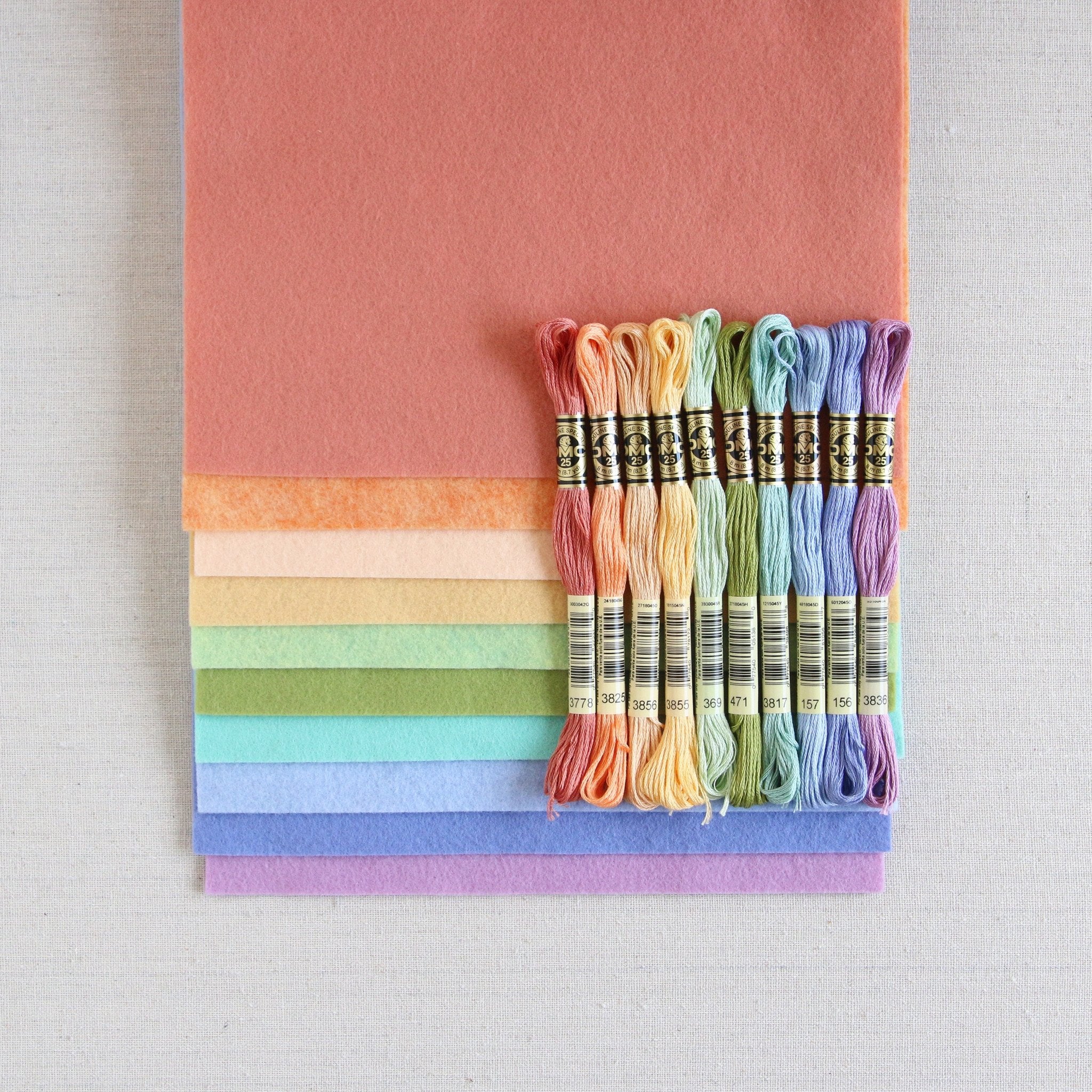 Pistachio Wool Blend Felt