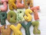 Alphabet Felt Pattern