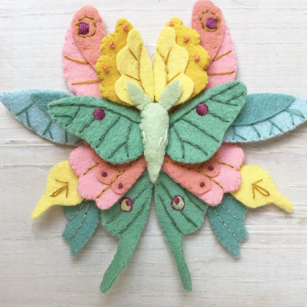 Butterflies and Moths Felt Pattern