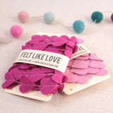 Felt-fetti Small Hearts, die cut shapes