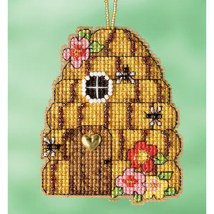 Beehive House Cross Stitch Kit