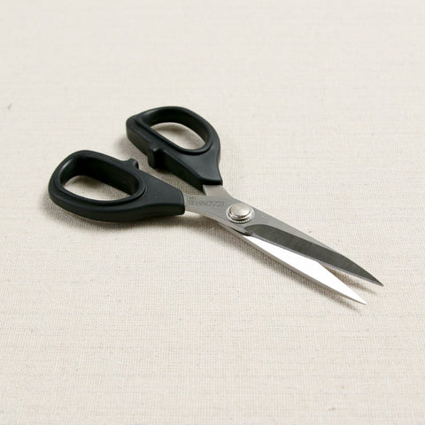 25 Black Ribbon Cutting Scissors with Silver Blades