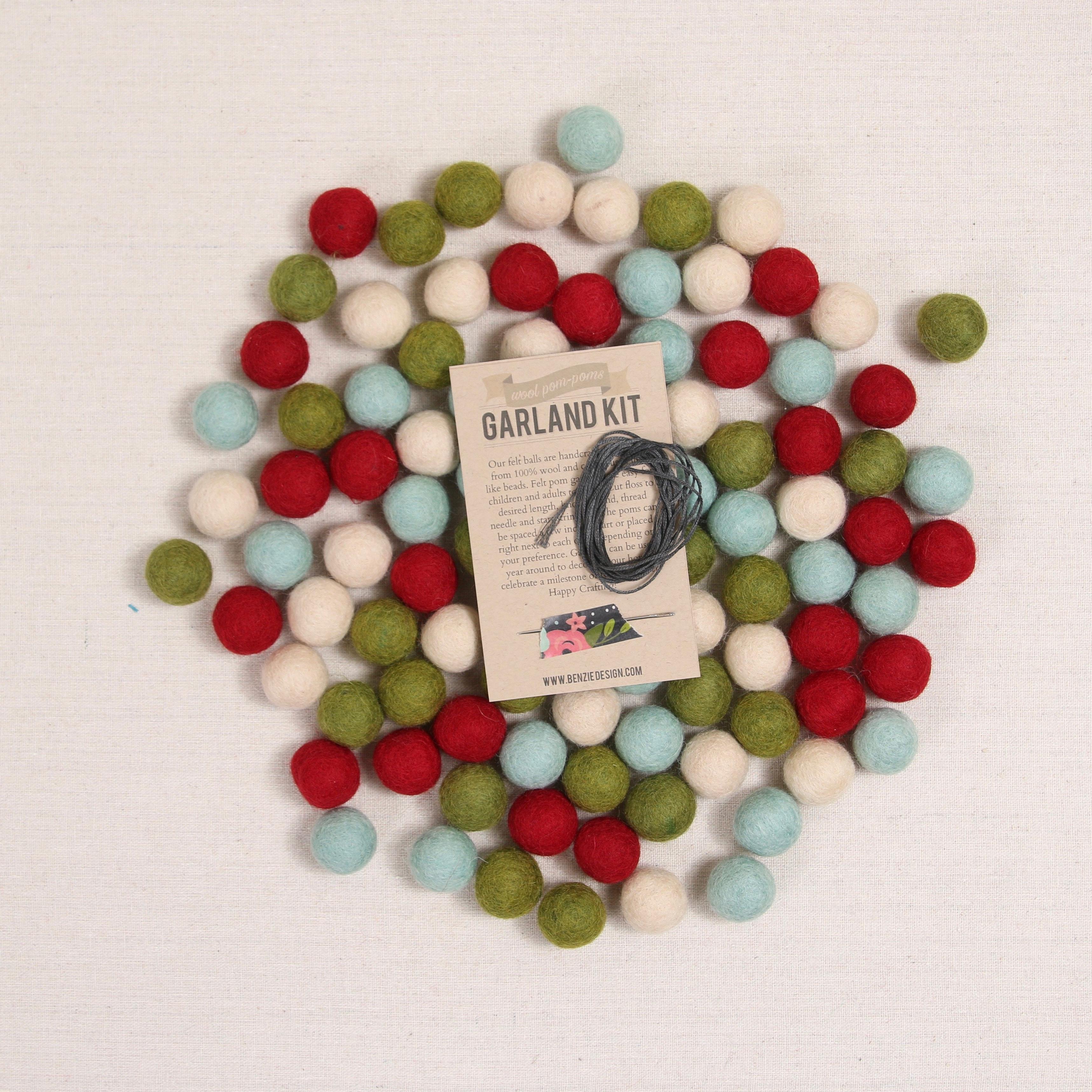 Yuletide Felt Balls – Benzie Design