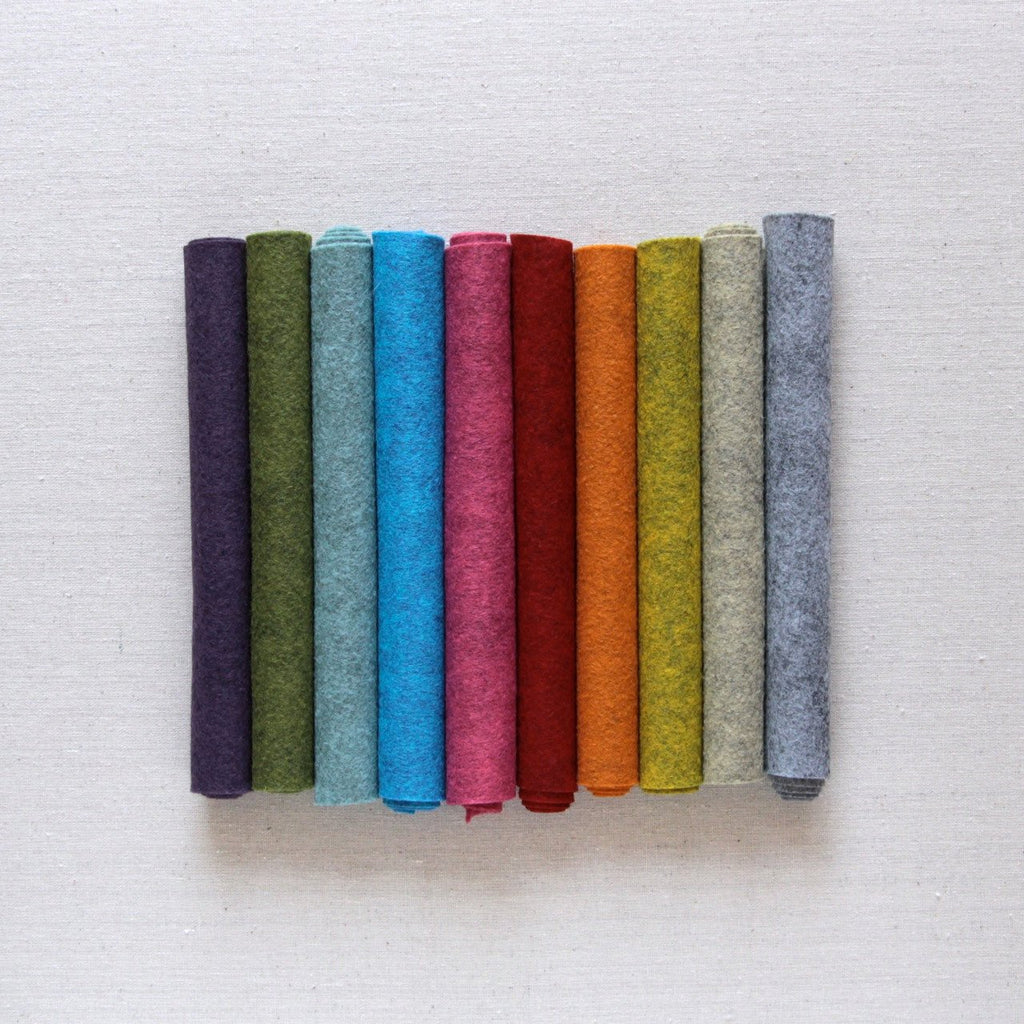 Zucchini Wool Blend Felt