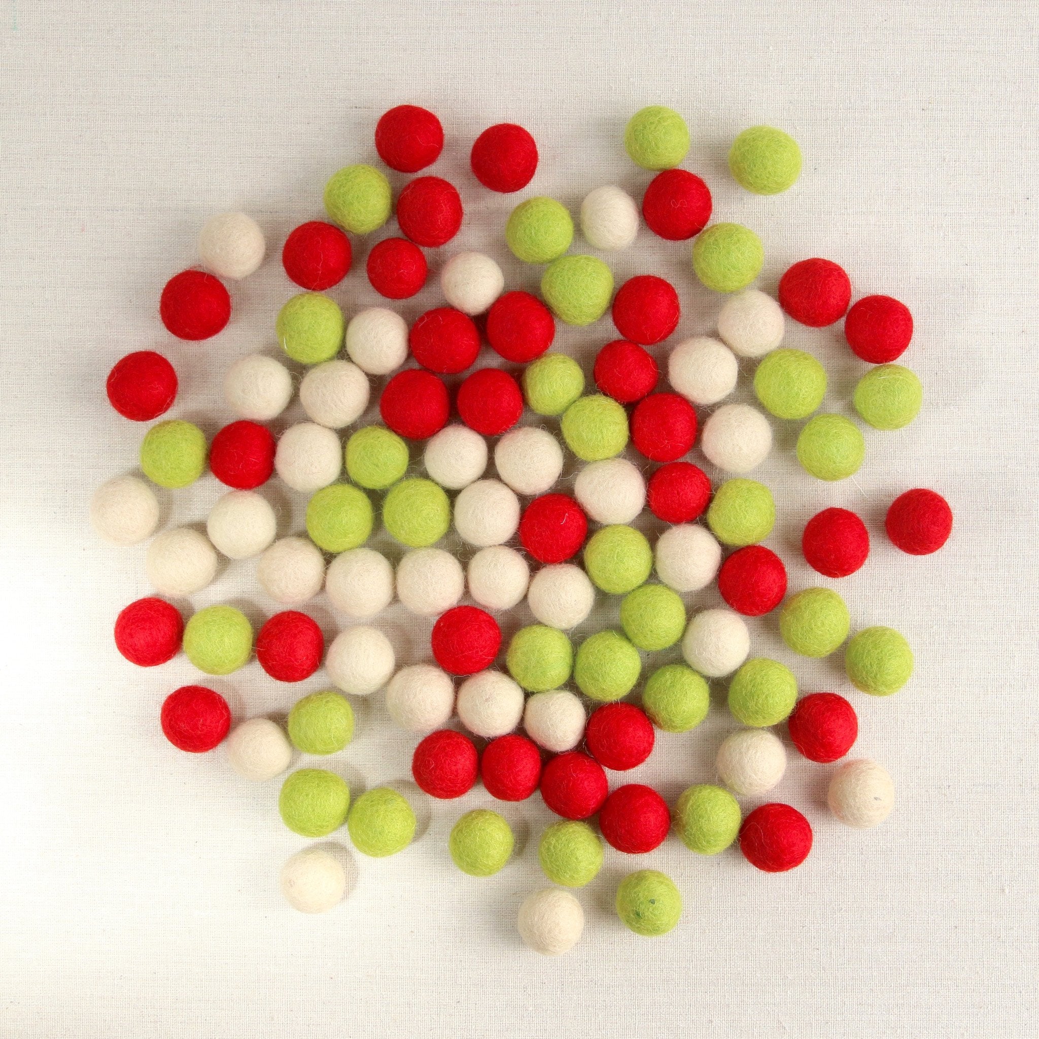 Classic Christmas Felt Balls