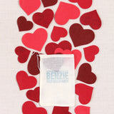 Felt-fetti Hearts, die cut shapes