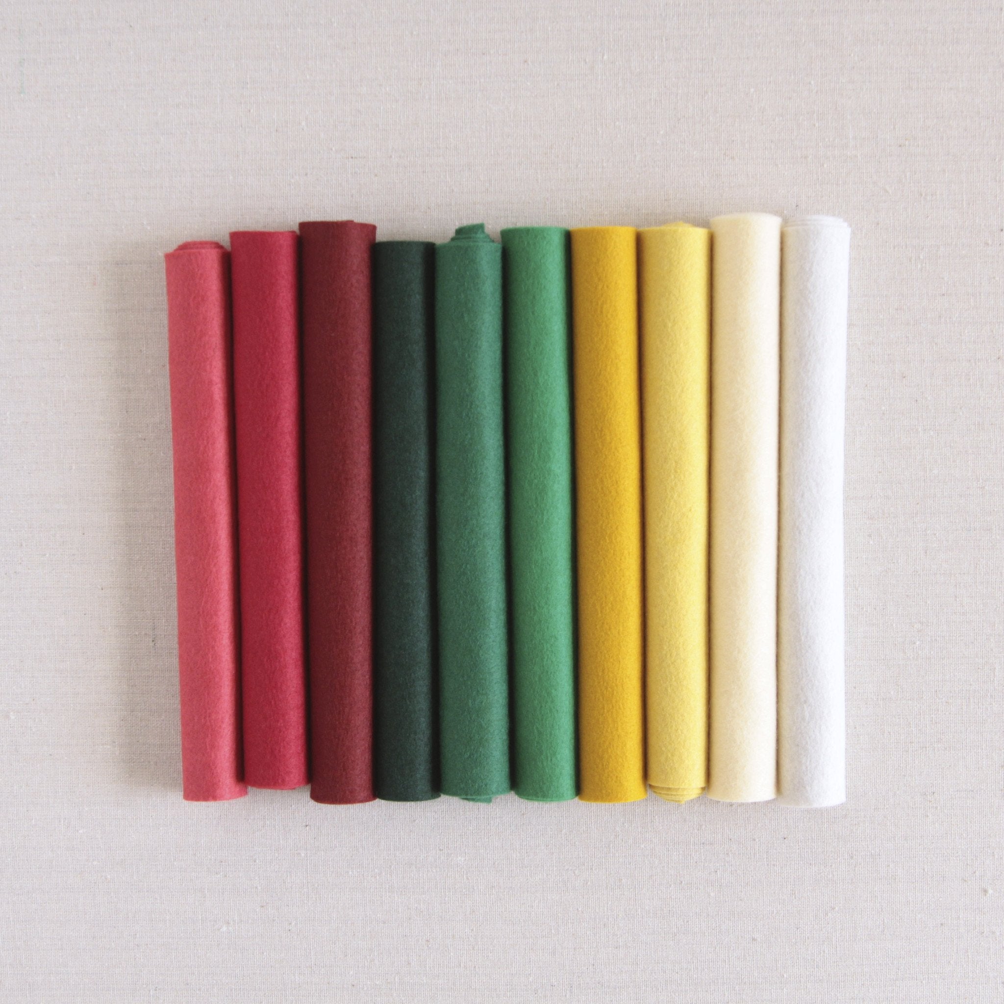 Evergreen Wool Blend Felt
