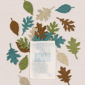 Felt-fetti Leaves, die cut shapes