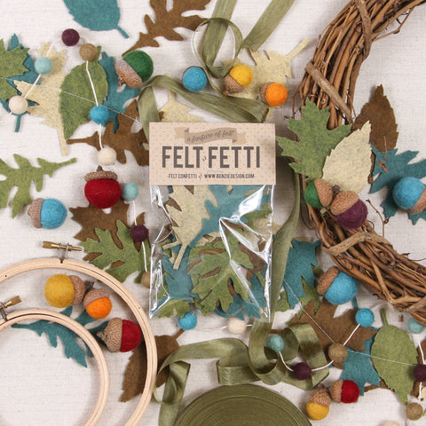 Felt-fetti Hearts, die cut shapes – Benzie Design