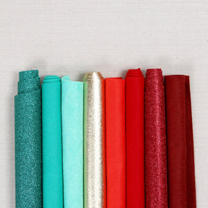 christmas felt, Christmas craft, holiday craft, sparkle felt, glitter felt