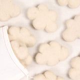 Felt Clouds in Almond