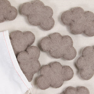 Felt Clouds in Fog Gray