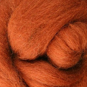 Cinnamon Corriedale Roving, 1oz