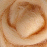 ginger wool roving, Corriedale wool roving