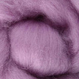 thistle wool roving, purple wool roving, lavender wool roving, light purple wool roving