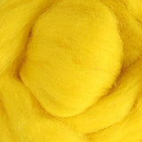 Yellow Corriedale Roving, 1oz