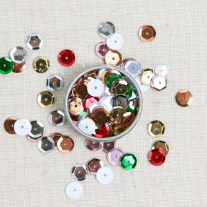 Cupped Sequins, 8mm mixed