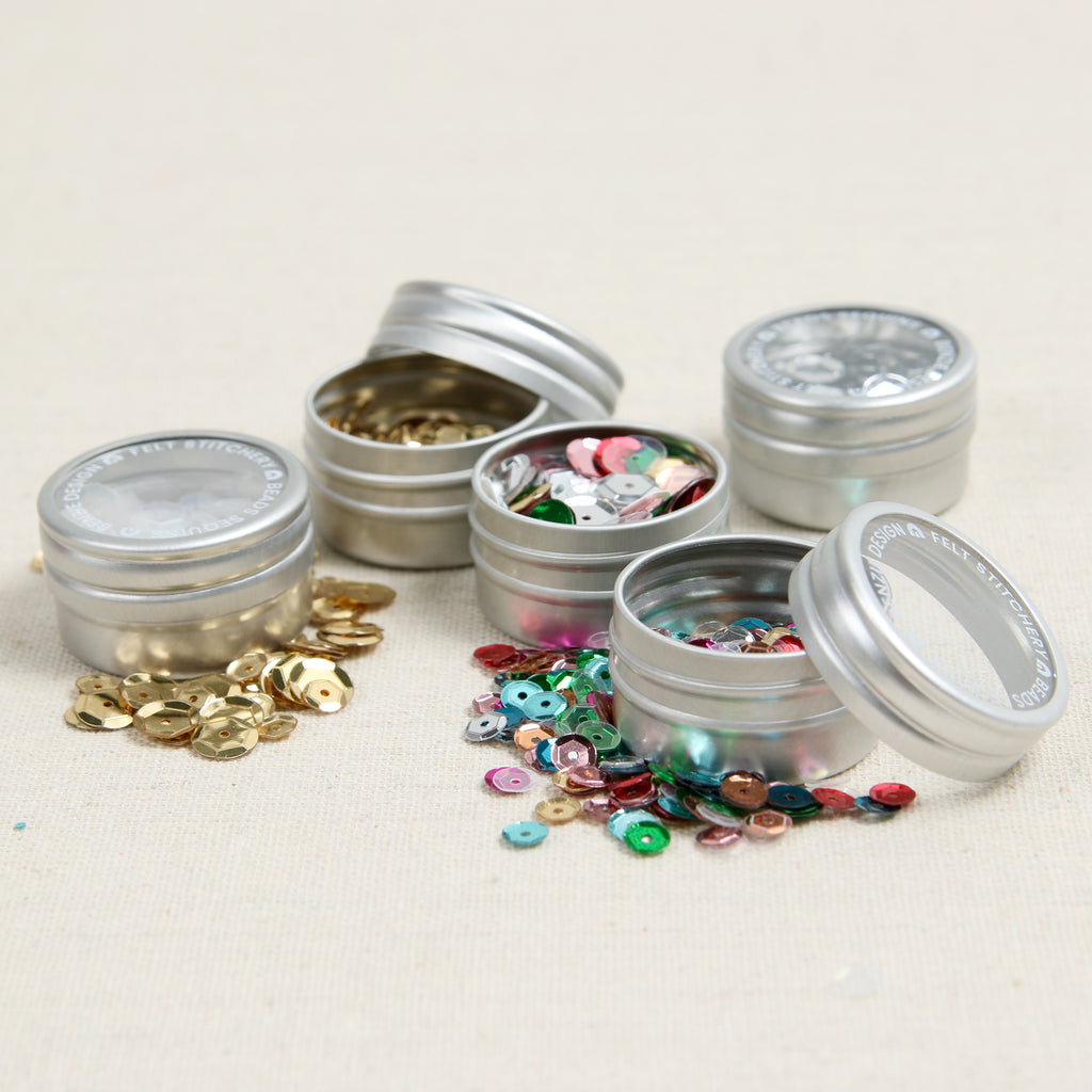Cupped Sequins, Gold