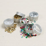 Cupped Sequins, 8mm mixed