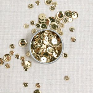 Cupped Sequins, Gold