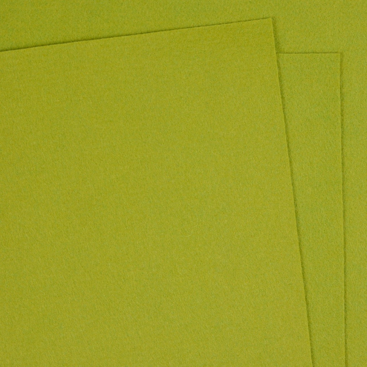 Citron Wool Blend Felt