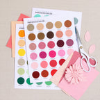 Wool Blend Felt Swatch Chart