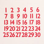 Felt-fetti, Countdown Numbers, Die Cut Numbers