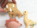 Dinosaurs Felt Pattern
