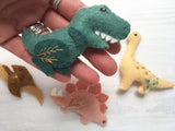 Dinosaurs Felt Pattern