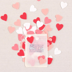 Felt-fetti Small Hearts, die cut shapes