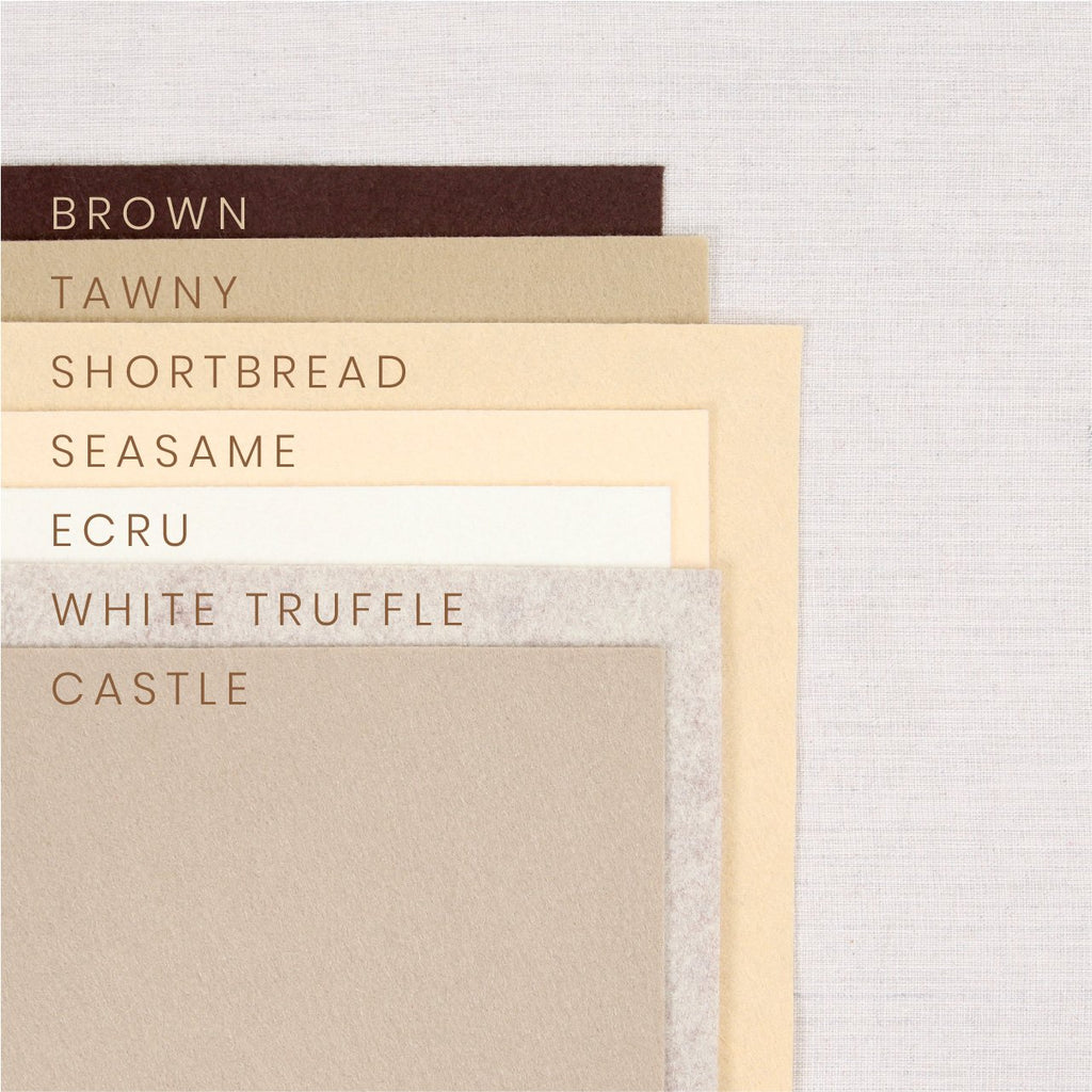 Tawny Pure Wool Felt