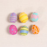 easter eggs, felted easter eggs, needle felt project
