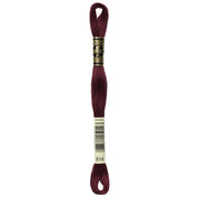 DMC Embroidery Floss, Red Palette - 814 / Burgundy, Pinot