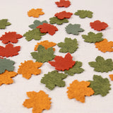 Felt-fetti Maple Leaves, die cut shapes