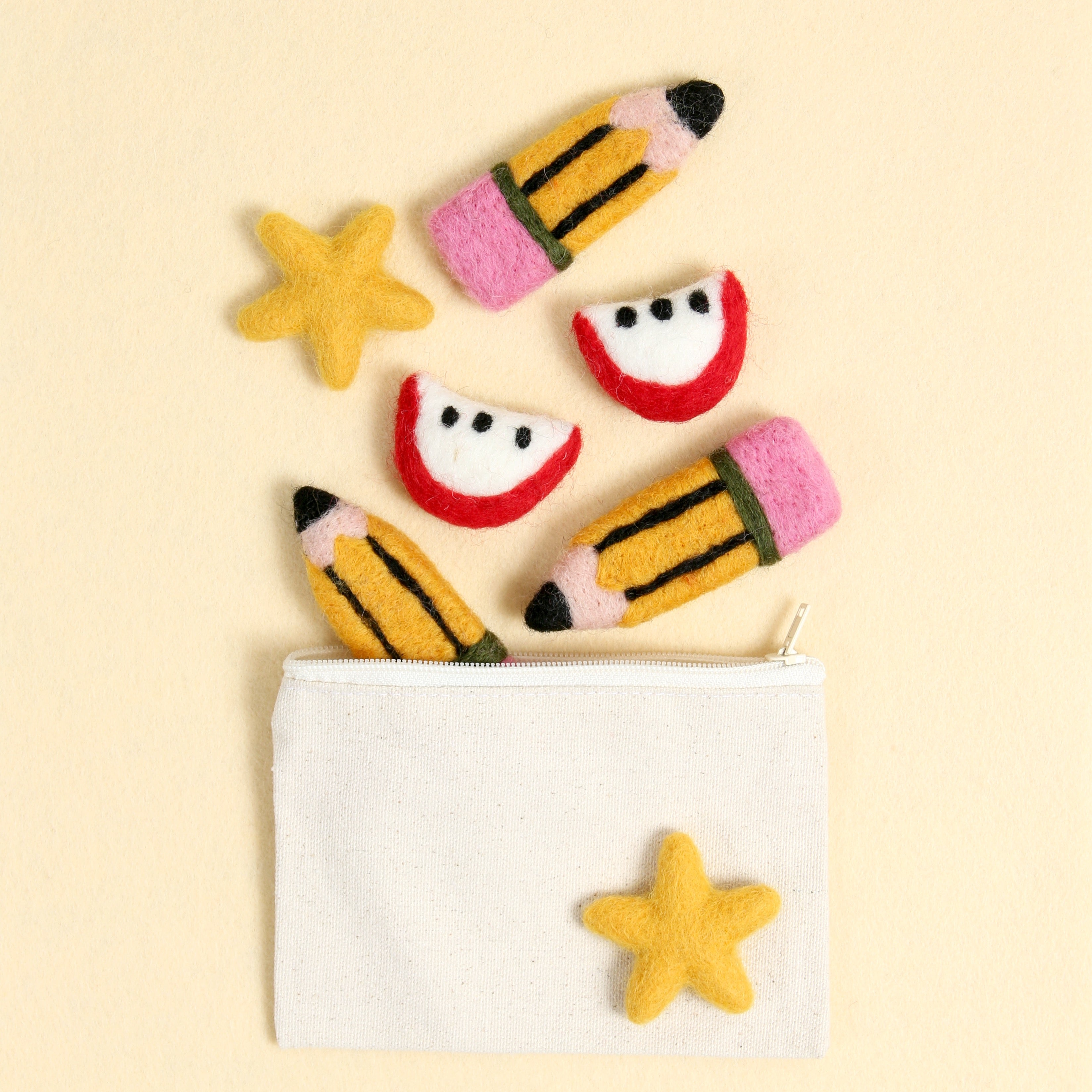 Felt Pencils, Yellow