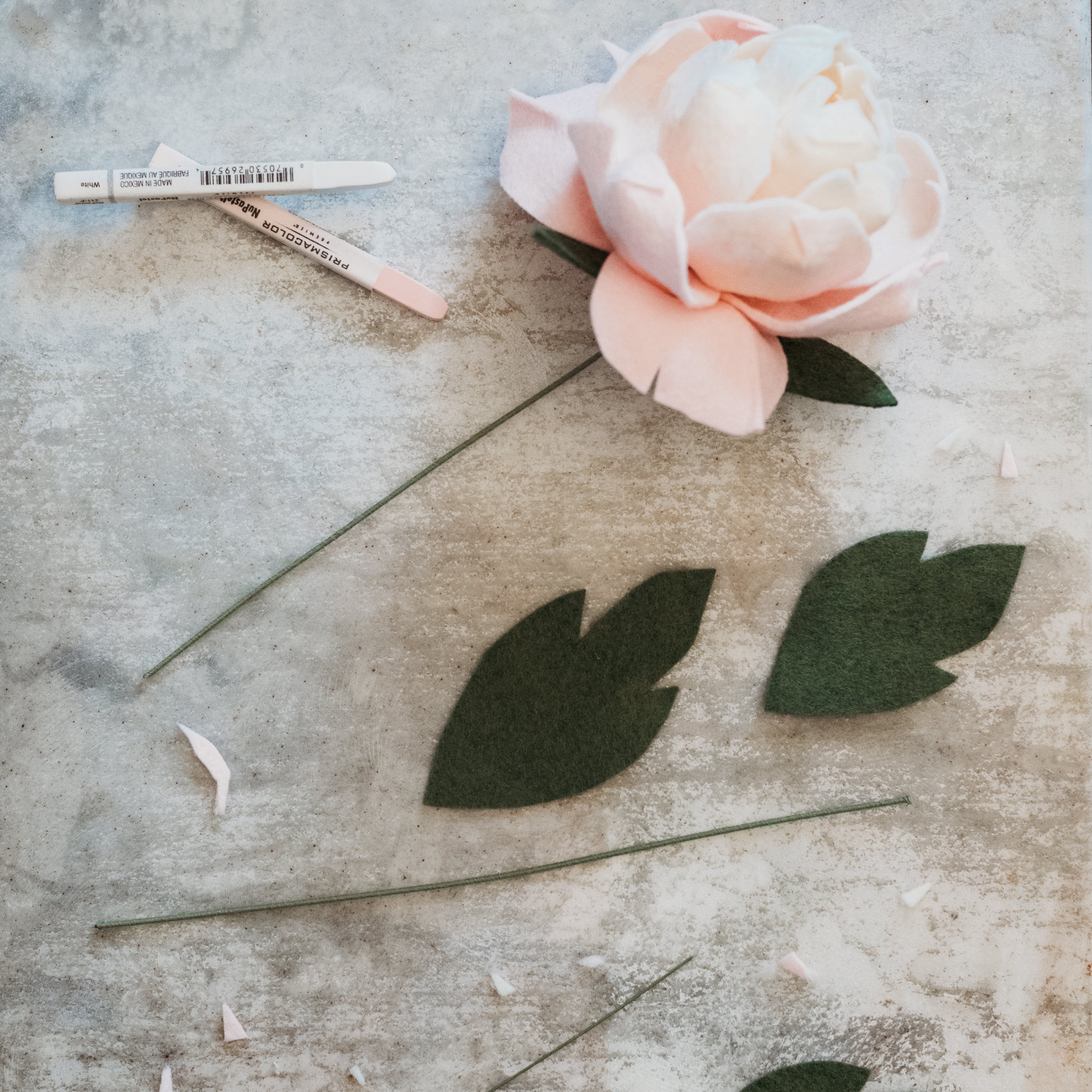 Charm Peony and Snapdragon bouquet, PDF Pattern