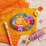 Ginger Cat Brooch Felt Kit