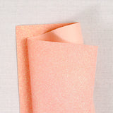 guava glitter felt, orange glitter felt