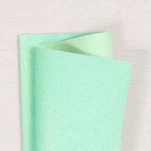 Honeydew Green Glitter Felt