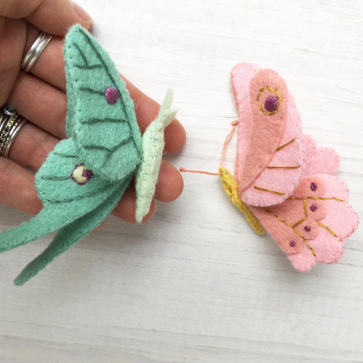 Butterflies and Moths Felt Pattern