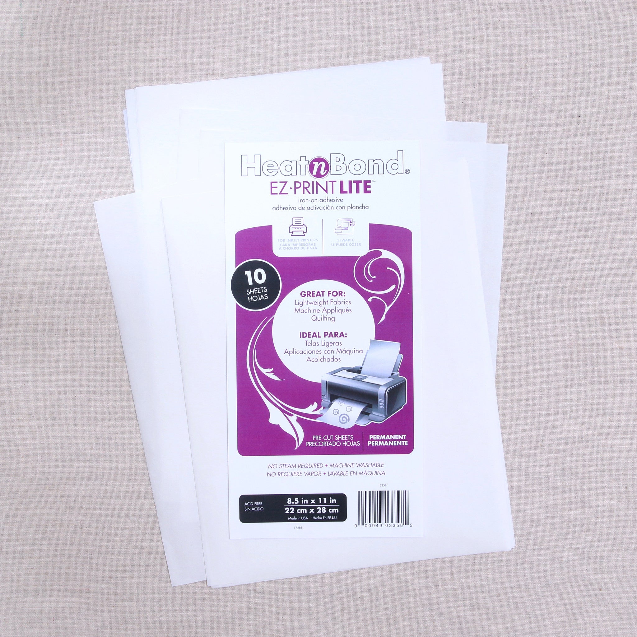 Iron-on Printable Adhesive, HeatnBond