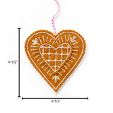 Gingerbread Snowflake & Heart Ornament Kit