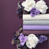 Silver Wool Blend Felt