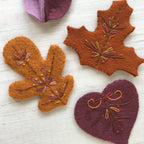Autumn Leaves Felt Pattern