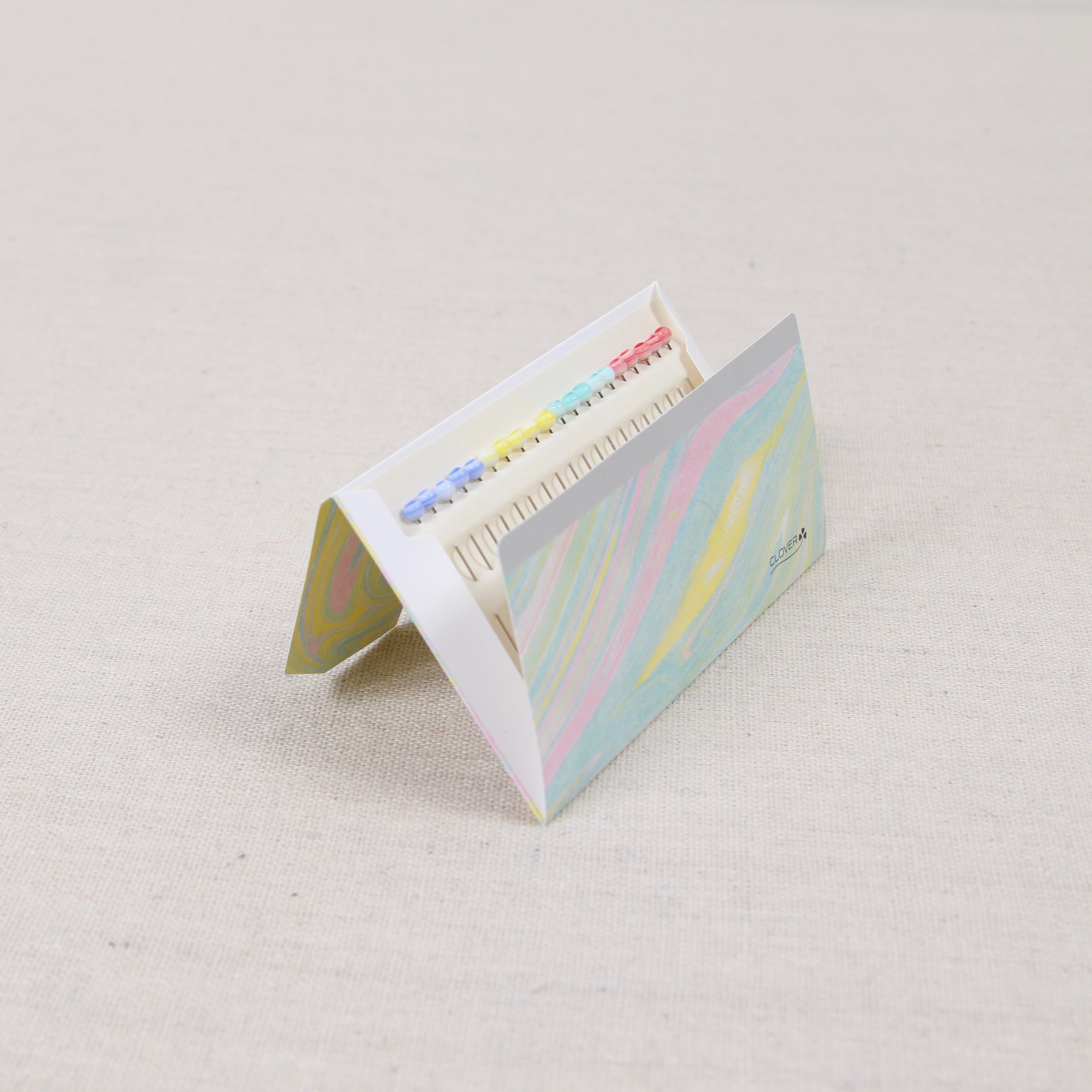 Marbled Glass Head Pins