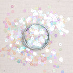 Iridescent Sequins or Beads: Rainbow Iridescent + Moonstone