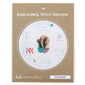 Coral Reef Stitch Sampler